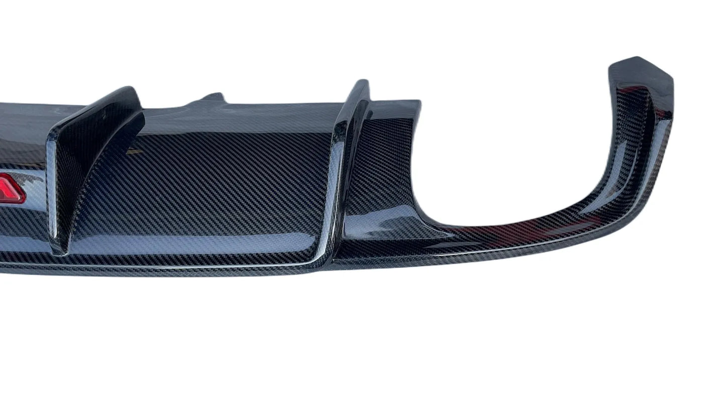 B9 S4 Carbon Fiber Rear Diffuser