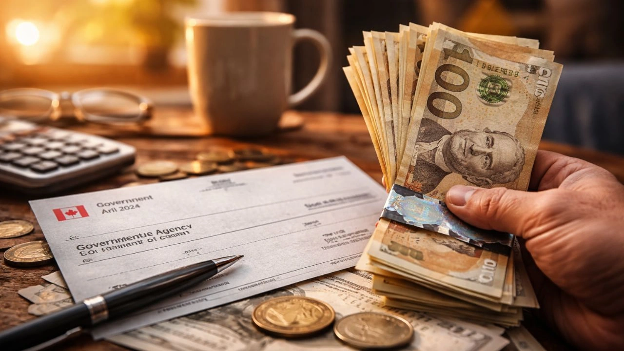 In April 2026, the CRA makes several payments, including $950 in financial aid